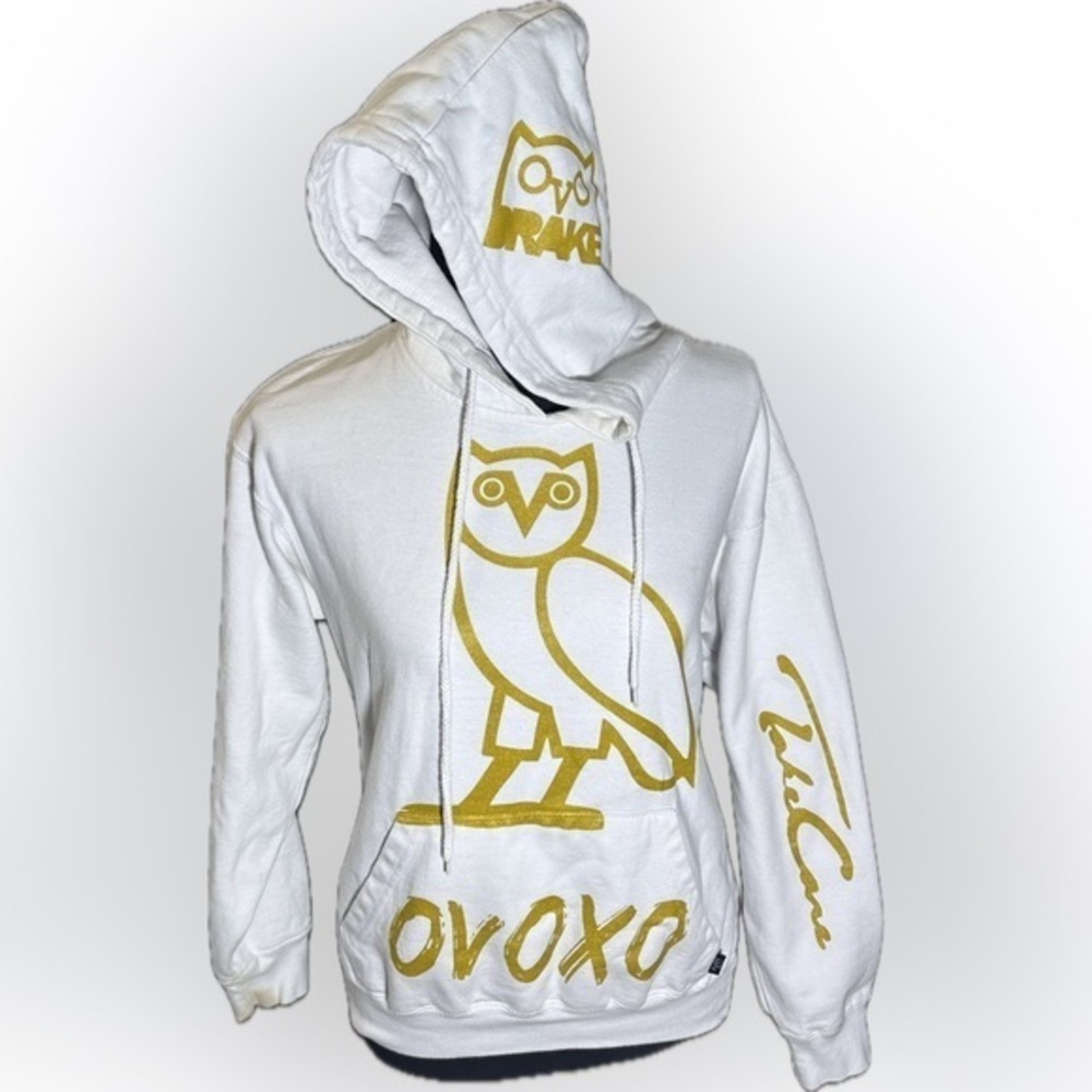 Drake Take Care Tour White Hoodie Woman’s Small. Pacific & Company Brand Hoodie